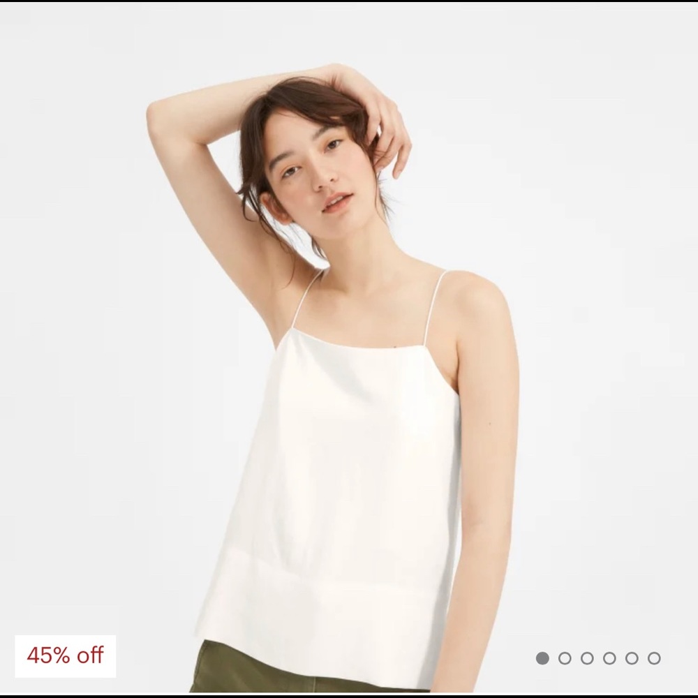 Everlane Japanese Go Weave Cami Pink 00